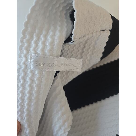 Y2K Bodycon Skirt Small Striped Stretchy Preppy Cruise Office Wedding Thick Fall - Picture 6 of 6